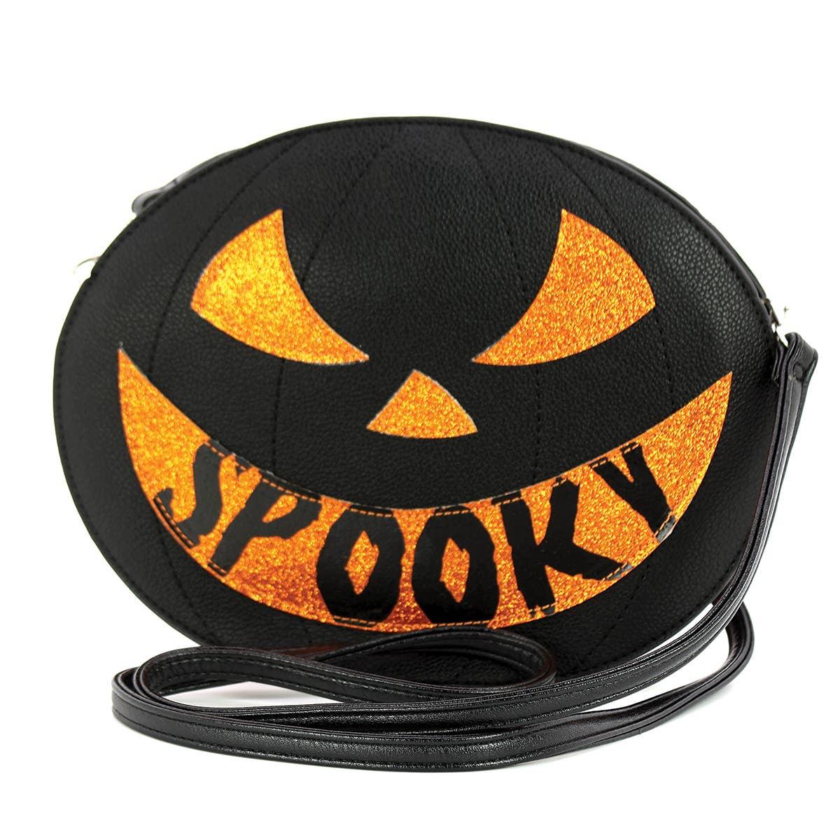 Double-Sided Spooky Jack-O-Lantern Bag