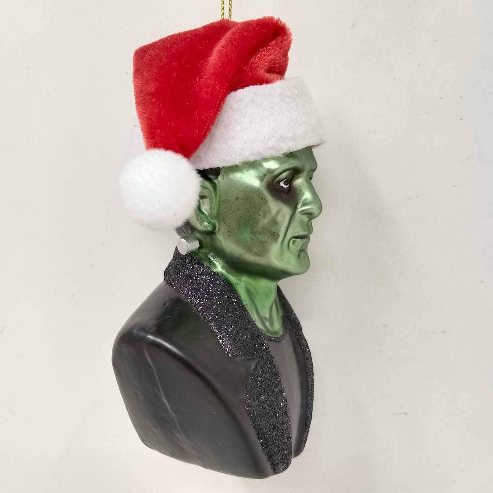 Frankenstein Santa Glass Christmas Ornament - McCabe's Costumes