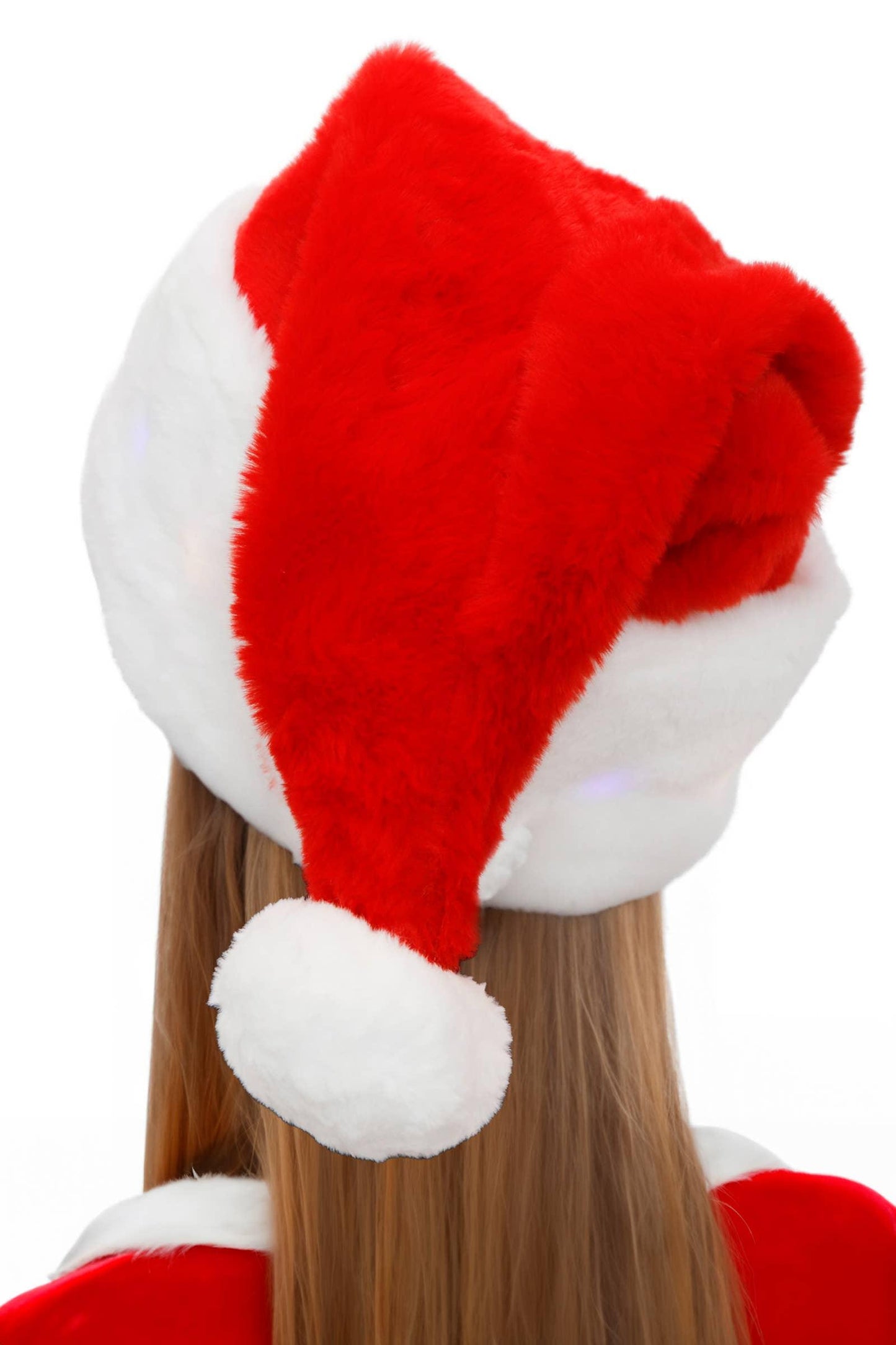 Classic LED Light-Up Thick Christmas Santa Hat