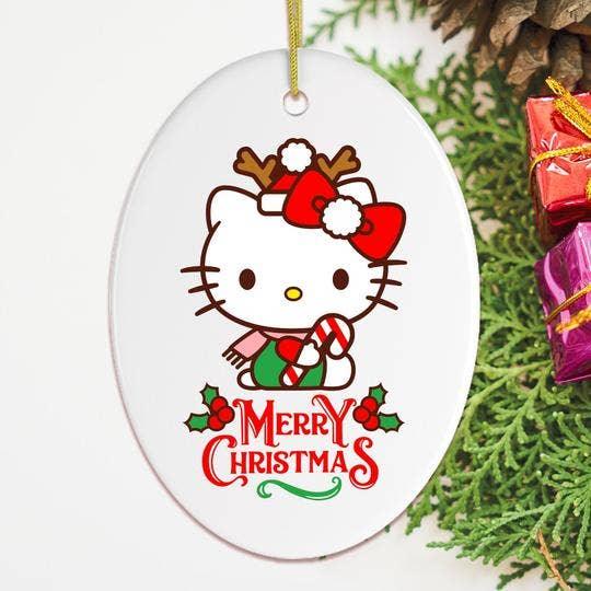 Kitty Christmas Ornament