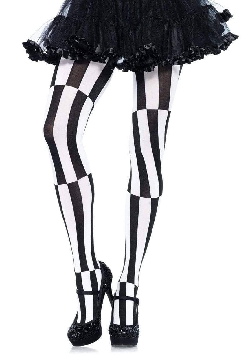 Kala Striped Optical Illusion Tights - McCabe's Costumes