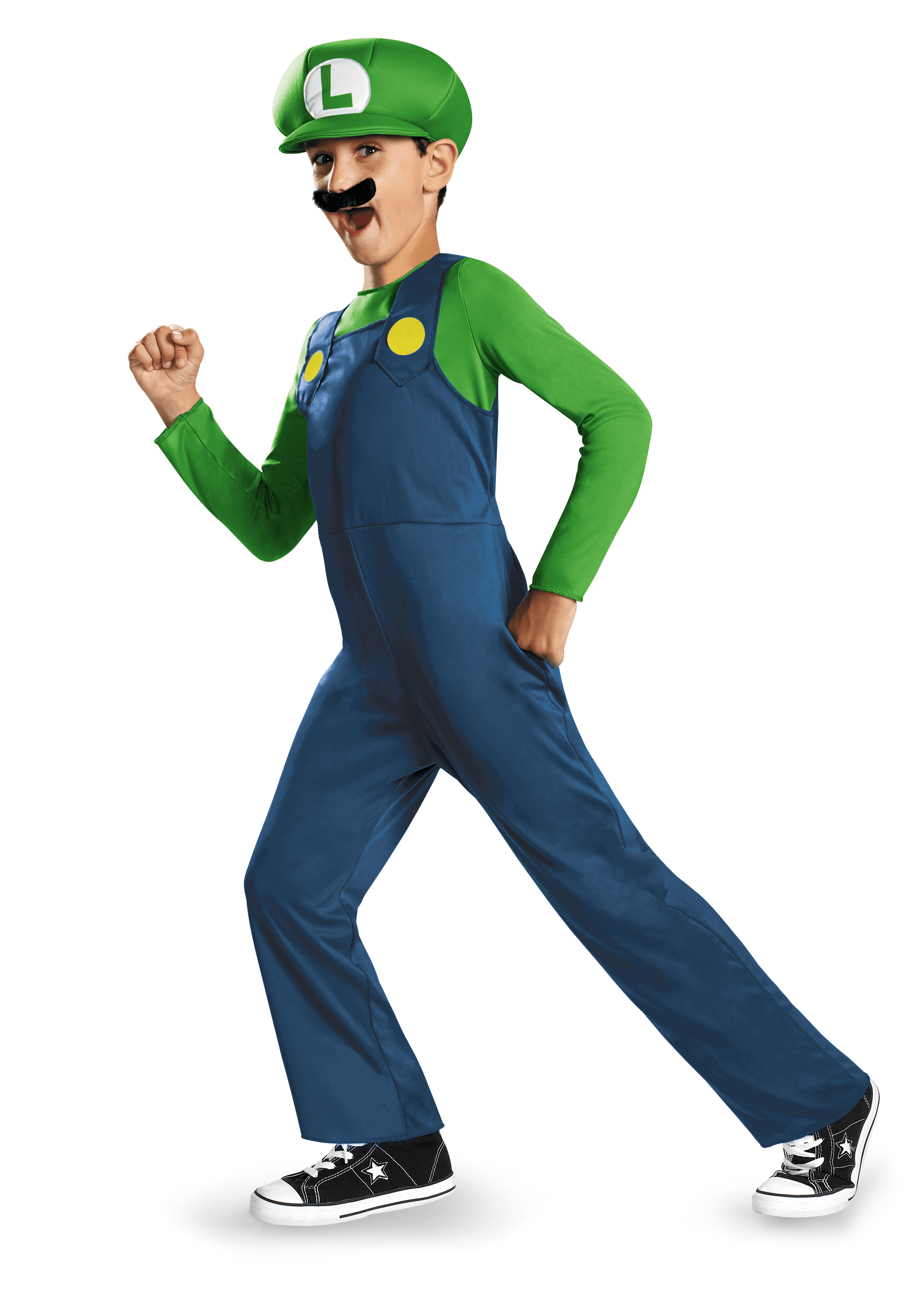 Child Luigi Classic Costume - McCabe's Costumes
