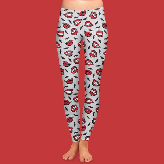 Adult Two Left Feet Fangtastic Leggings - McCabe's Costumes