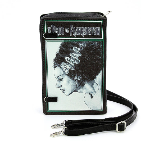 Bride of Frankenstein Book Clutch Bag in Vinyl - McCabe's Costumes