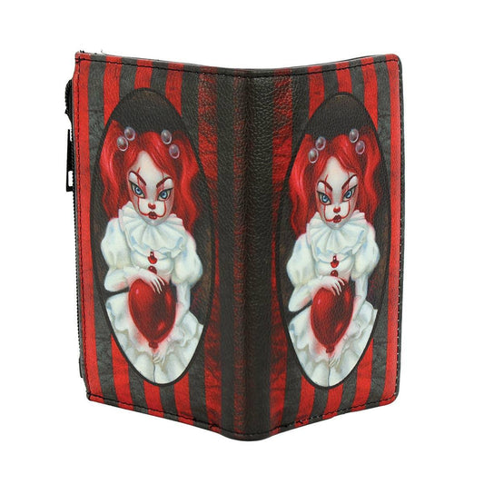 Clown Girl Wallet in Vinyl - McCabe's Costumes