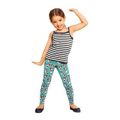 Child Two Left Feet Santa Paws Leggings - McCabe's Costumes